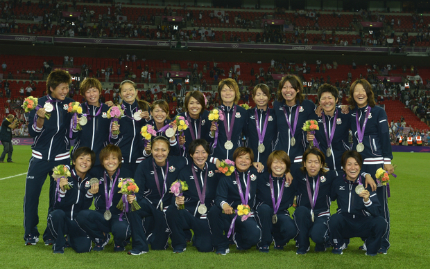 ロンドン五輪で史上初となる銀メダルを獲得したなでしこジャパン