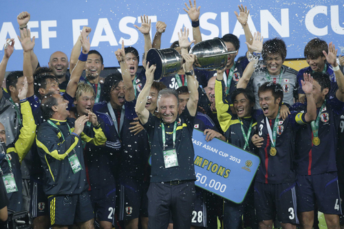 欧州組不在のチームで東アジアカップ初優勝を決めたザックジャパン。次は8月14日に親善試合が予定されている