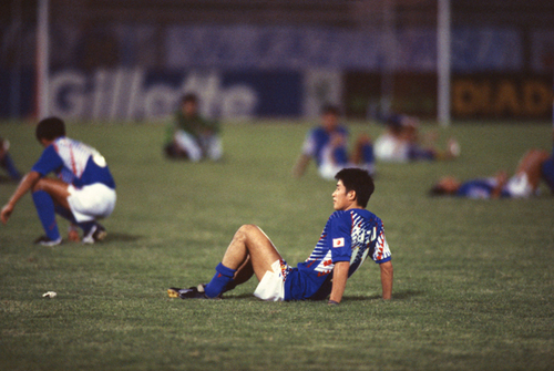 1993年10月15日に始まったアメリカＷ杯アジア最終予選。日本は最終イラク戦の後半ロスタイムに同点ゴールを決められ、Ｗ杯初出場を逃した