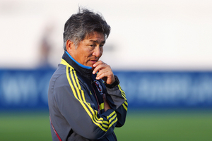 2015年Ｕ－17W杯出場を目指す、U－16日本代表の吉武博文監督。