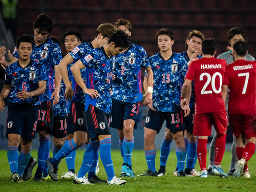 シリアに２－１で敗れ、グループリーグ敗退が決まったＵ‐23日本代表