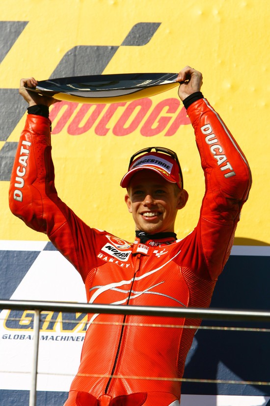 ケーシー・ストーナーは2007年にmotoGP初勝利をあげた