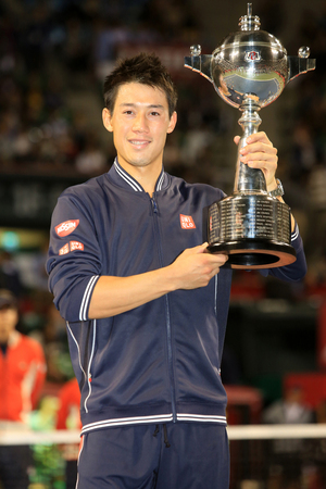ジャパンオープンで2年ぶり2度目の優勝を果たした錦織圭