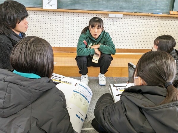 被災した高校生たちにはアスリートとしての経験を伝えた　photo by 日本財団HEROs