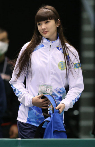 カザフスタン出身のサビーナ・アルシンベコバ選手