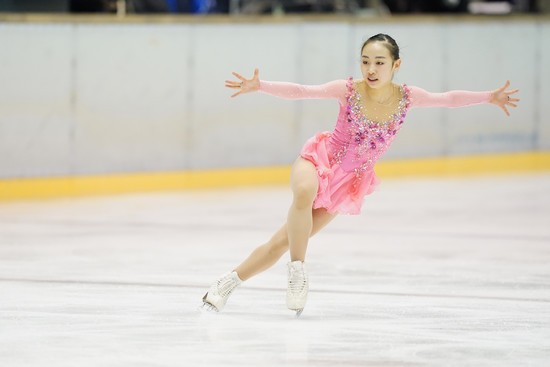 フィギュアスケート冬季国体・少年女子で優勝した松生理乃