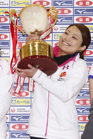 日本選手権４連覇を飾った中部電力主将の市川美余。今後の動向が注目されている。