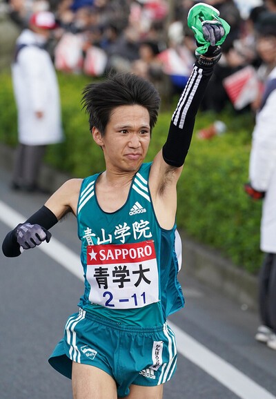 大学４年時、吉田祐也は箱根駅伝初出走で４区区間新記録を出した