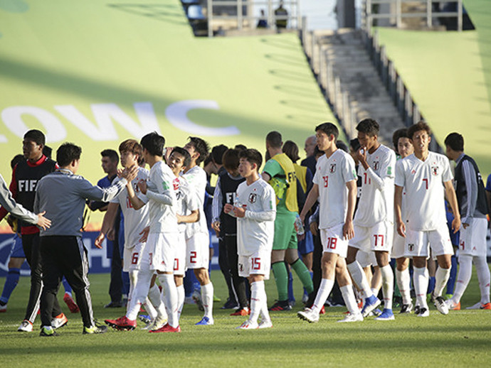 グループリーグ最終戦、日本はイタリアと０－０で引き分けたphoto by Sato Hiroyuki記事を読む＞イＵ－20Ｗ杯、がむしゃらに戦った日本がイタリア戦でこうむった代償