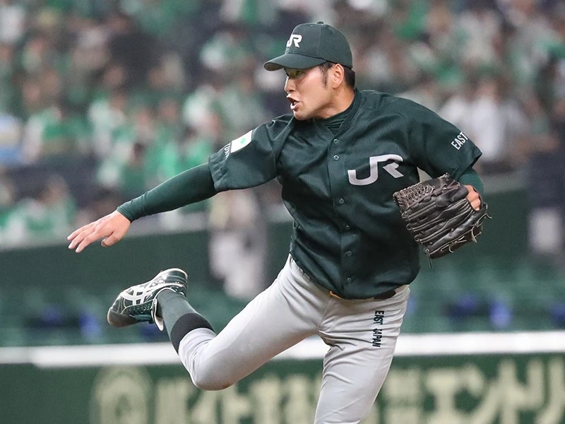 意図的ニヤリも究極の投球術 Jr東日本 西田光汰は完成度で勝負する 高校野球他 集英社のスポーツ総合雑誌 スポルティーバ 公式サイト Web Sportiva