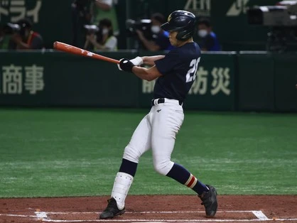 木製バットに順応。高校生合同練習会でプロ熱視線の逸材が快打連発