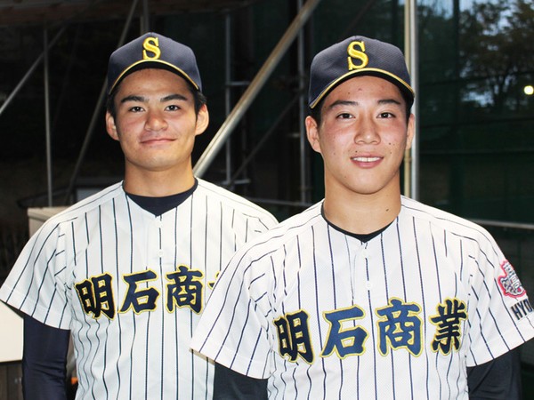 ドラフト候補、明石商・中森＆来田が互いの性格を語る。意外な一面も | web Sportiva (スポルティーバ)