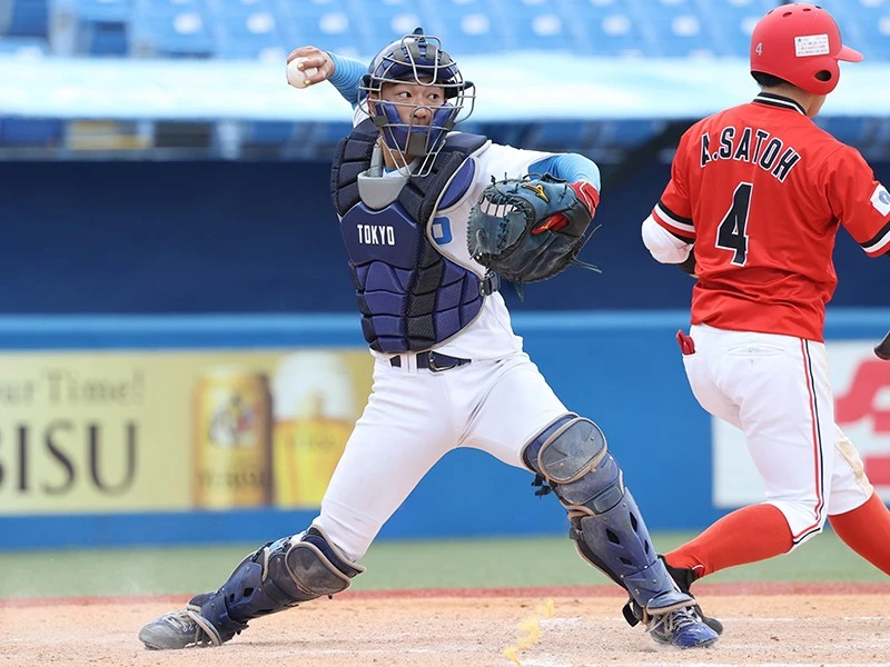 東大の強肩捕手に巨人スカウトも熱視線 六大学ナンバーワン の声も 高校野球他 集英社のスポーツ総合雑誌 スポルティーバ 公式サイト Web Sportiva