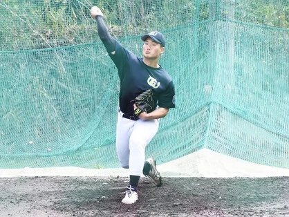 埋もれていた二刀流の超逸材 太成学院大・田中大聖は「バリバリの孤独」でも最速153キロで俊足強打