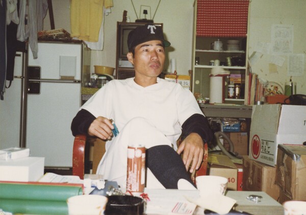 40年以上前、前田三夫氏。現役監督時代は「鬼軍曹」と呼ばれた