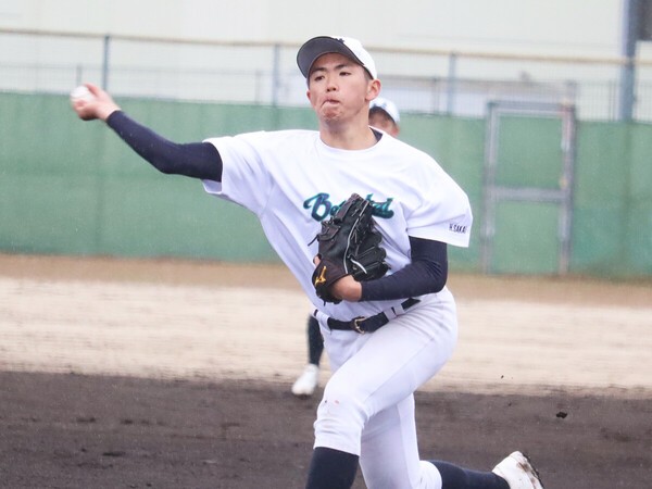 中学時代は内野手兼三番手投手だった堺暖貴は別海高校入学後にエースに成長した photo by Taguchi Genki