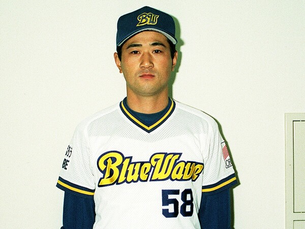 1990年のドラフトでオリックスから４位で指名された岩﨑久則氏　photo by Kyodo News