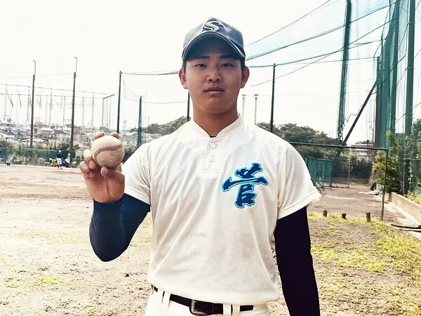 プロ注目の菅高校・岩瀬将　photo by Sportiva