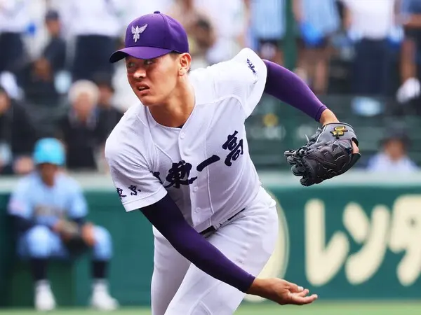 関東一の最速151キロ右腕・坂井遼　photo by Ohtomo Yoshiyuki