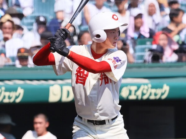 智辯和歌山の大型遊撃手・山田希翔　photo by Ohtomo Yoshiyuki