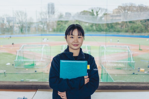 東京大学野球部で主務を務めている奥畑ひかりさん