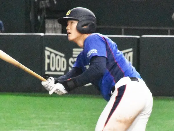 盛岡大付高時代に通算58本塁打を放った神奈川大の金子京介　photo by Kikuchi Takahiro