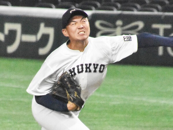 享栄高ではヤクルトの竹山日向、中日の菊田翔友とチームメイトだった中京大・沢田涼太　photo by Kikuchi Takahiro