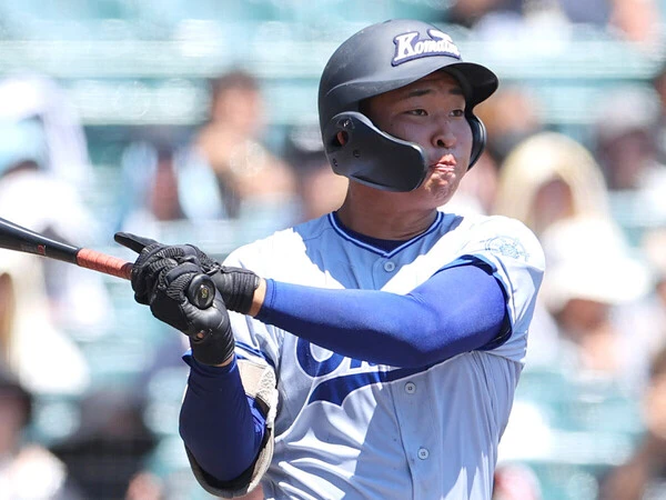昨年夏の甲子園でも活躍した小松大谷の田西称　photo by Sankei Visual