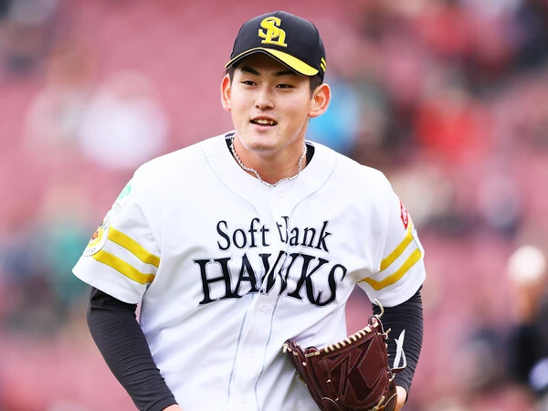 2021年のドラフトでソフトバンクから１位指名を受けた風間球打photo by Nisida Taisuke