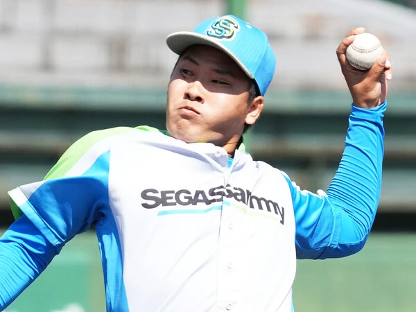 セガサミーから2024年のドラフトでヤクルトから３位指名を受けた荘司宏太photo by Sankei Visual