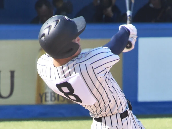 中学時代、砲丸投げで青森王者に輝くなど、抜群の身体能力を誇る帝京・目代龍之介photo by Takahiro Kikuchi