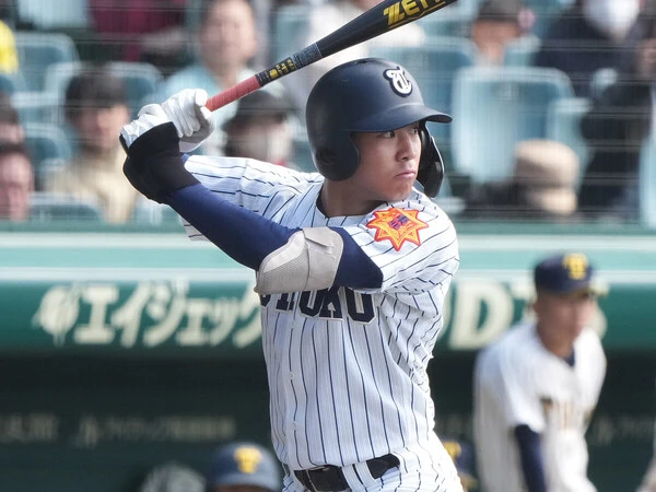 抜群の身体能力を誇る東北の進藤翔愛photo by Ryuki Matsuzaki