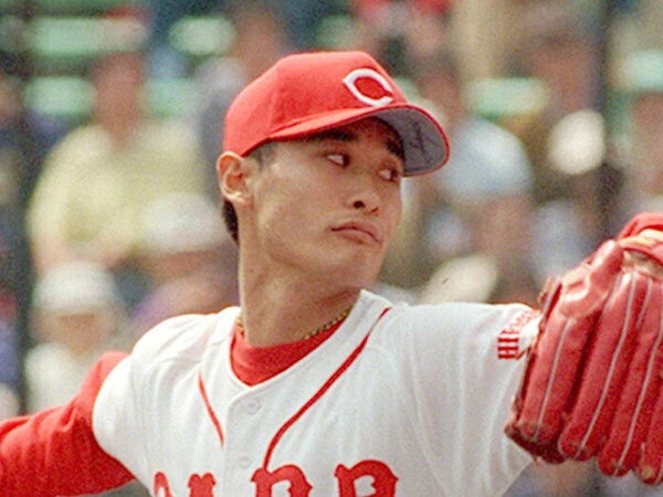 1997年に新人王のタイトルを獲得した澤崎氏　photo by Sankei Visual