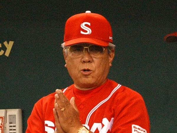シダックス監督時代の野村氏　photo by Sankei Visual