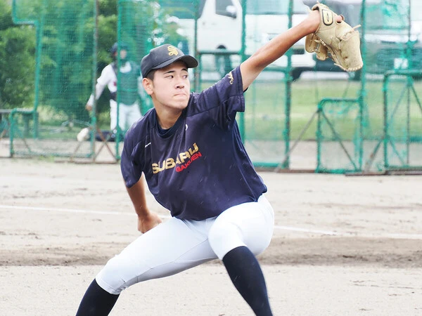 昴学園のエース・石川大介　photo by Takahiro Kikuchi