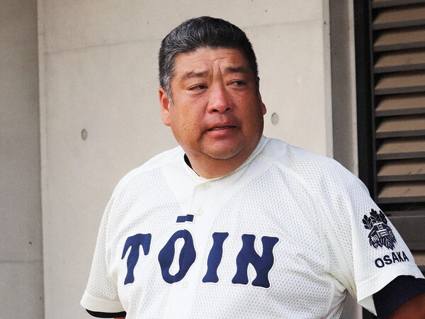 甲子園通算75勝の名将、大阪桐蔭・西谷浩一監督　photo by Nikkan sports