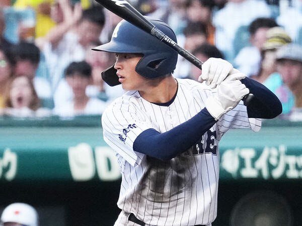 スカウトが大絶賛した有明の永田晴輝　photo by Ryuki Matsuhashi