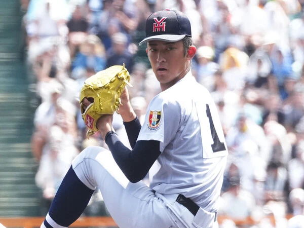 日本かアメリカか、進路にも注目が集まる横浜の織田翔希　photo by Ryuki Matsuhashi