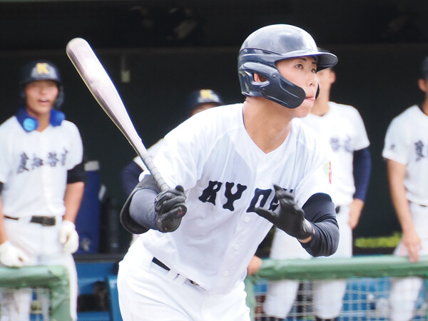 中学時代に全国制覇を経験している享栄・坂本亮太　photo by Takahiro Kikuchi