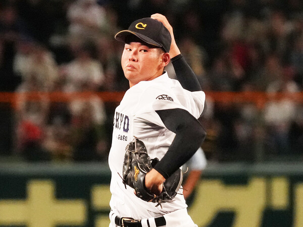 チームを９年ぶり甲子園に導いた中京・鈴木悠悟　photo by Ryuki Matsuhashi