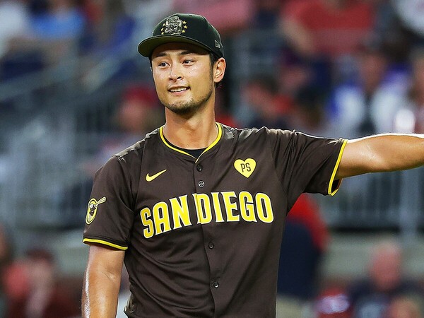 ブレーブス戦に勝利し、日米通算200勝を達成したダルビッシュ有　photo by GettyImages