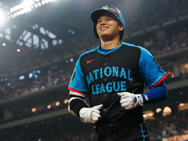 オールスターで豪快な一発を放った大谷　photo by Getty Images