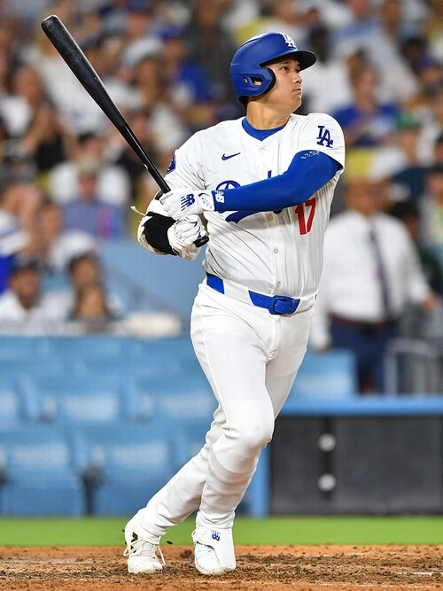 ナ・リーグMVPレースでトップを走る大谷翔平。投票する記者は、それぞれの見方で選手を選出する　photo by AFLO