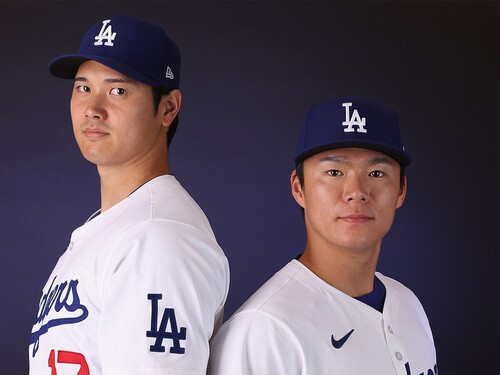 復帰が期待される大谷（左）とさらなる飛躍が期待される山本　photo by Getty Images