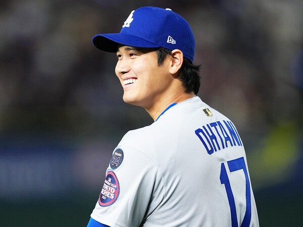 東京シリーズで存在感を見せつけたドジャース・大谷翔平　photo by Getty Images