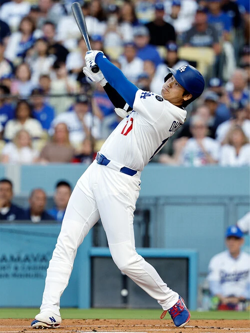 大谷の打撃成績はバレル打球の多さにも表れている　photo by Getty Images