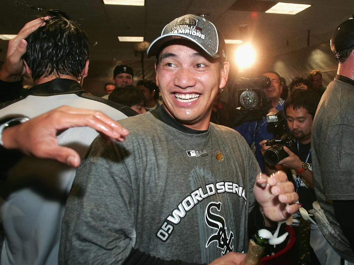 メジャー1年目の2005年は、ホワイトソックスの世界一に貢献した photo by Getty Images