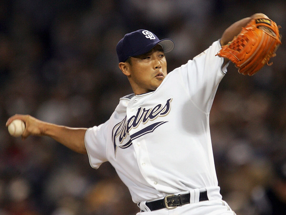 パドレス、レンジャーズでは制球力を武器にリリーバーとして活躍した大塚晶文 photo by Getty Images