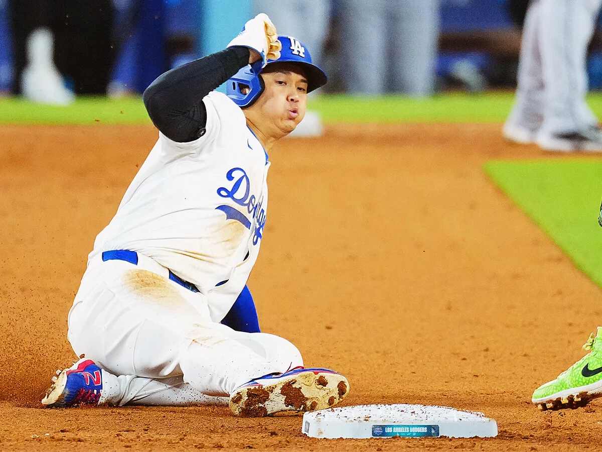 2025年の大谷翔平は走塁でも見せ場を作ってくれたphoto by Nikkan sports/AFLO