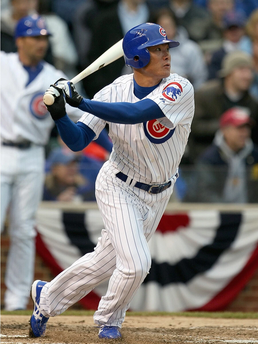 衝撃のデビュー戦でインパクトを与えた福留孝介 photo by Getty Images